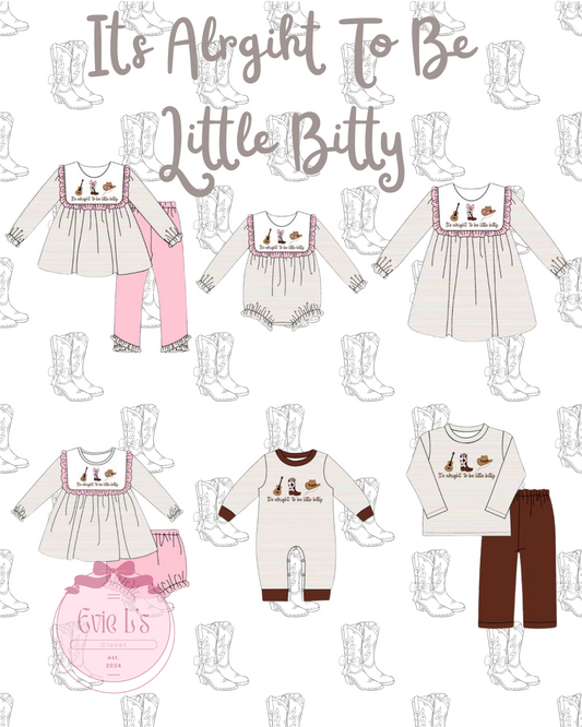 It’s Alright to be Little Bitty